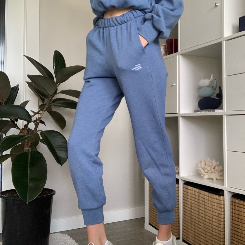 ZARA SKY BLUE COMFY SWEATPANTS